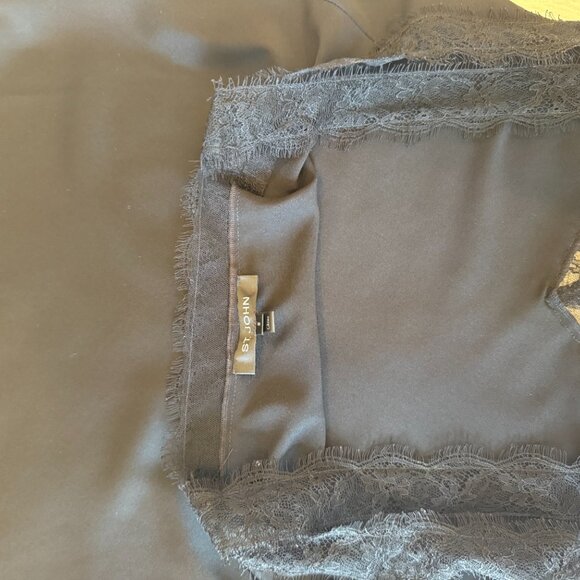 St John Lace Tank Silk & Spandex blend Size M - Picture 5 of 6